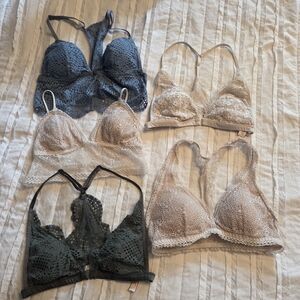 Victoria's Secret Lace Bralette Bundle XS